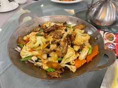 干锅有机菜花-小土豆北方菜馆(方庄店)