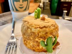 仙人掌豆乳蛋糕-星巴克(恒基688广场店)