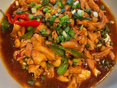 烧辣椒滑鸡嫩豆腐-日上三甘(三里屯店)