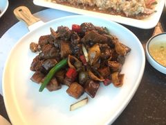 菌酱螺旋粉肥牛粒-有璟阁港式餐厅(金融街购物中心店)
