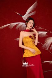 点击看大图 -艾拉·女王婚纱礼服馆