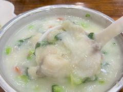 脆鱼片菜心粥-南记食粥坊·宵夜大排档(莲花总店)