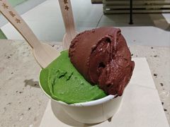 抹茶冰淇淋-鹤茶野所(上海首店)