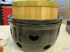 荷叶饼加热中-金百万烤鸭店(马甸店)