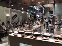 自助取餐区-南京东郊国宾馆
