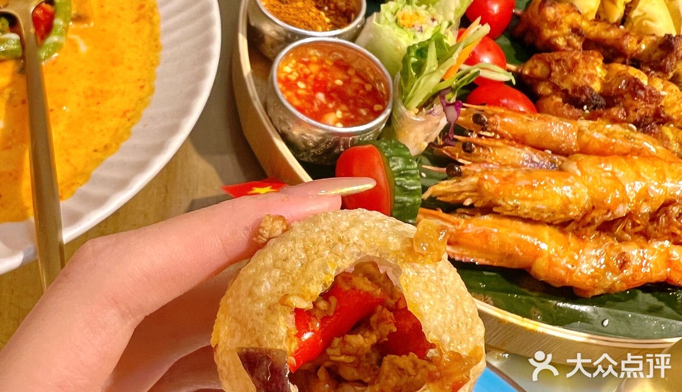 在西双版纳一次性吃到了6⃣️国料理！