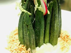 爽脆黄秋葵-骏莱海鲜鱼港(五角场店)