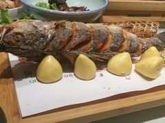 虾油鲈鱼-山东宾馆·齐鲁苑餐厅