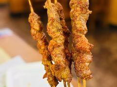 现穿羊肉串-清真·鸦儿李记·涮肉(花市店)