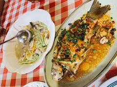 姜花鱼片-龙桥私厨·姜花菊花过桥鱼·顺德菜(容桂店)