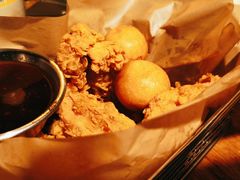 奶酪炸鸡肉-包装马车·韩国料理·포장마차