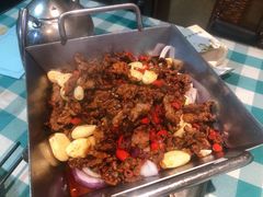铁板牛肉-昱龙大盆牛蛙馆(三兴街总店)