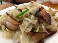 腊肉炒粉皮-柞水乾佑红门家菜