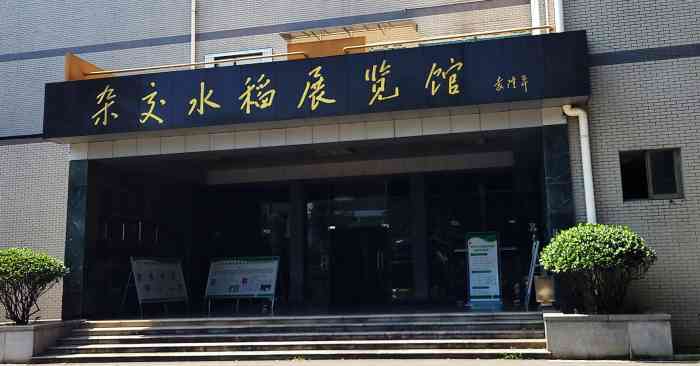 杂交水稻展览馆-"今儿个和袁隆平爷爷离的有点近.讲解员在不.