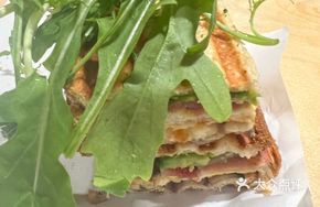 Mushroom Bacon Sandwich