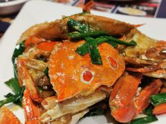 姜葱炒花蟹-龚记海鲜20年老字号