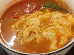 西红柿鸡蛋面-贡梅老面馆·蟹粉面·无锡特色小吃(南长街主推店)