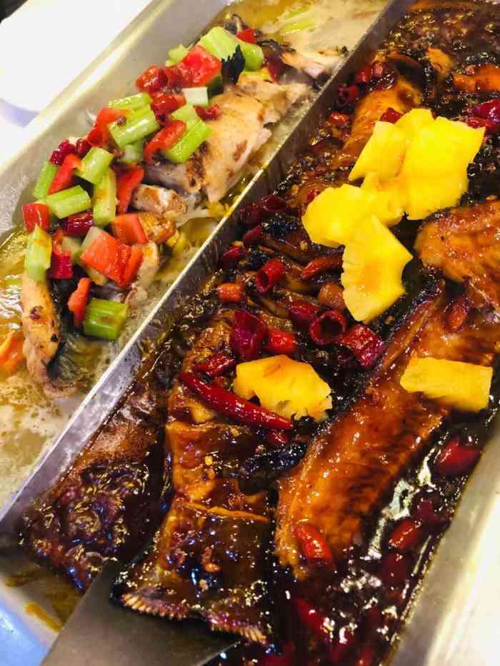 尚渔味双拼烤鱼(熙悦汇店)-"味道还是不错的,尤其是酱香味的,虽然不是