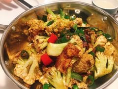 干锅花菜肉片-简小姐·上海餐厅(长城大厦店)