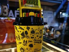 九里桂花拿铁-奇醜的猴子咖啡(财信广场店)