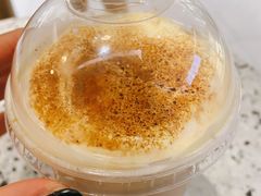 厚烧蛋糕波波奶茶-喜茶(青岛金狮广场店)
