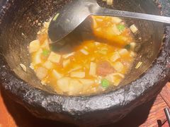 石锅鸡汤豆腐-绿茶餐厅(蓝色港湾店)