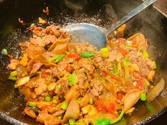 小炒黄牛肉-小隐人家(乐松店)