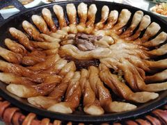 排骨豆角卷子-华盛园卷子王农家菜水库鱼