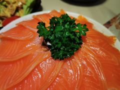 三文鱼薄切-羽寿司(东方宝泰店)