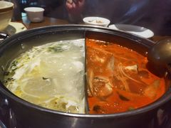 酸汤鸳鸯锅底-阿婉贵州苗家酸汤鱼(梅林店)