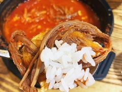 辣牛肉汤-吴草鸡爪오초닭발韩食堂(融恒盈嘉中心店)