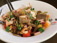 凉拌牛肉-唐人街干锅烧烤
