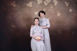-时光纪亲子全家福照相馆(静安店母女写真父母纪念照)