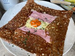 巴黎火腿鸡蛋芝士蘑菇可丽饼-RAC BAR(安福路店)