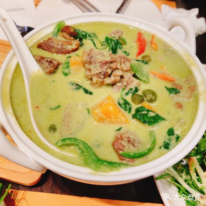 simply thai天泰餐厅(静安嘉里中心店)青咖喱牛肉图片 - 第557张