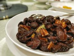 葱烧红蘑-南山鲜虾面·活鲜小馆·海味大连菜(南山总店)