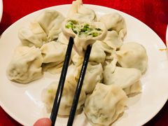 鲅鱼韭菜饺-大眼锅贴水饺(河东店)