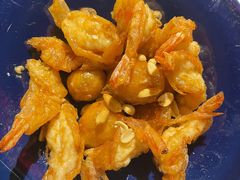 梨球果仁虾-小吊梨汤·北京菜·烤鸭(鸟巢店)