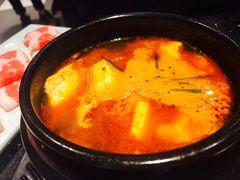 蛤蜊豆腐汤-猪啊牛呀羊啊铜盘烤肉(正大广场店)