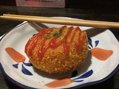 芝士炸土豆饼-金龙咖喱