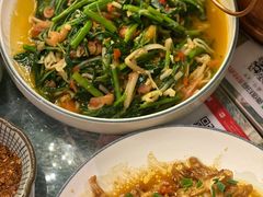 酸笋炒空心菜-浩海火燒雲傣家菜(静安芮欧店)