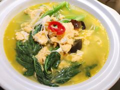 土鸡蛋煮菜心-楚禾宴·家宴(光谷大道店)