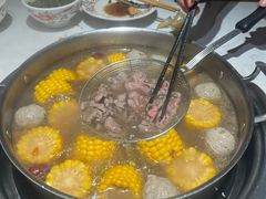 招牌牛筋丸锅底-汕头八合里海记牛肉店(清河店)