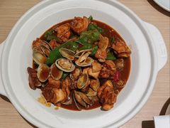 崂山蛤蜊鸡-宽鲜·海鲜锅贴·青岛菜(华润万象城店)