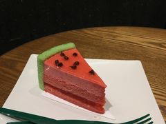 夏日趣玩西小瓜蛋糕-星巴克(大连柏威年店)
