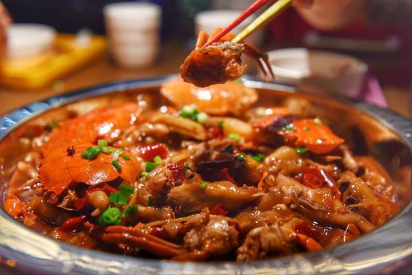 胖哥俩肉蟹煲(南昌路王府井店)-"以前在江浙地区见的比较多,谁知道