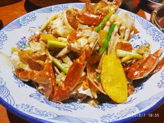 姜葱炒蟹-园林美食城·本土农家菜(杨和镇店)