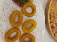 炸洋葱圈-小白桦西餐厅