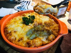 茄汁海鲜焗饭-加菲咖啡西餐厅garfield coffee(蓝宝石大厦店)