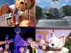 -小镇影院迪士尼小熊Duffy与他的朋友合影地